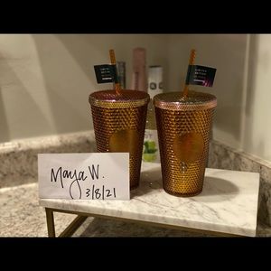 Starbucks Honeycomb 50th Anniversary Cups